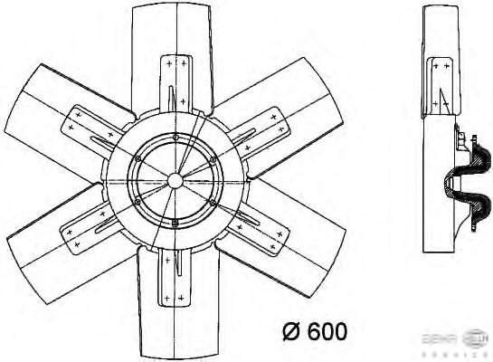 Ventilator radiator