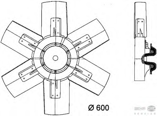 Ventilator radiator