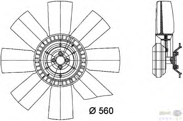 Ventilator radiator