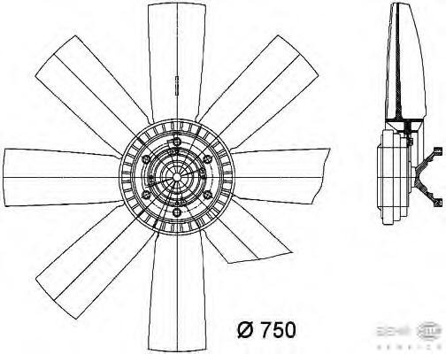 Ventilator radiator