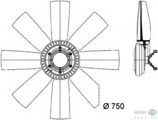 Ventilator radiator