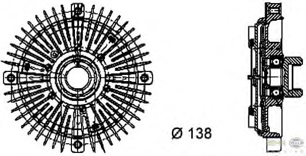 Ventilator radiator