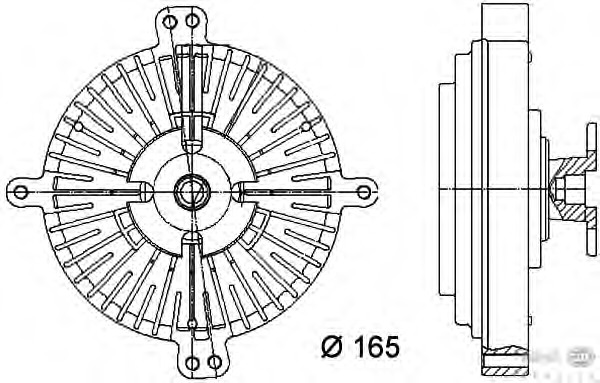 Ventilator radiator