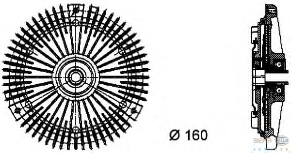 Ventilator radiator