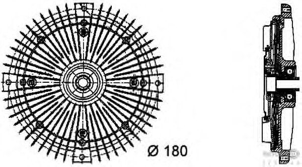 Ventilator radiator