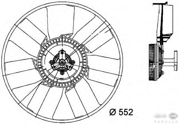 Ventilator radiator