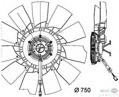 Ventilator radiator