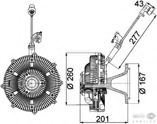 Ventilator radiator