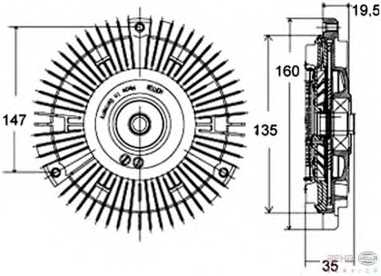 Ventilator radiator