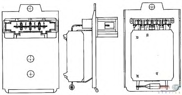 Rezistor ventilator habitaclu