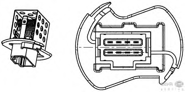 Rezistor ventilator habitaclu