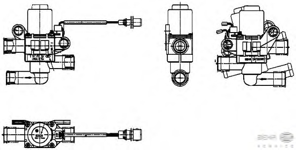 Supapa control agent frigorific