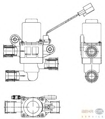 Supapa control agent frigorific