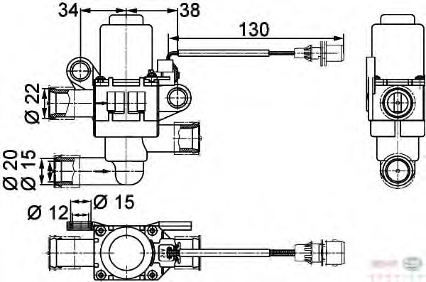 Supapa control agent frigorific