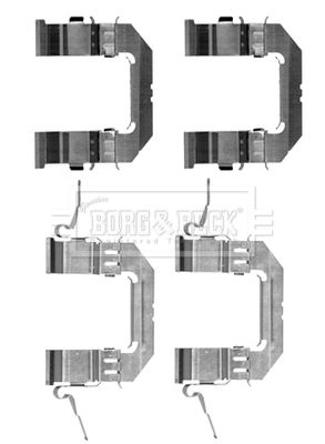 Set accesorii placute frana