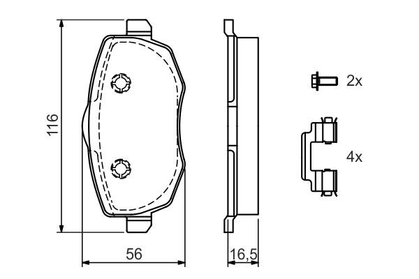 Placute frana