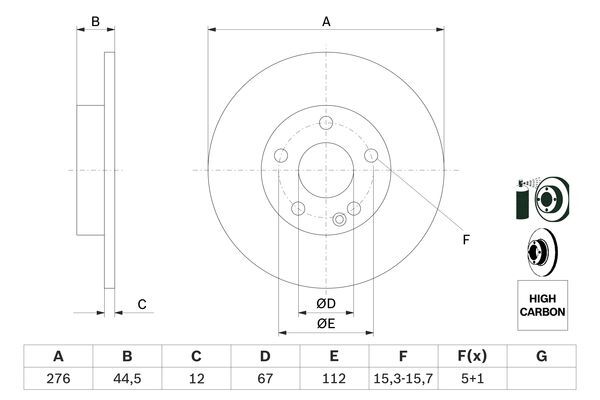 Disc frana