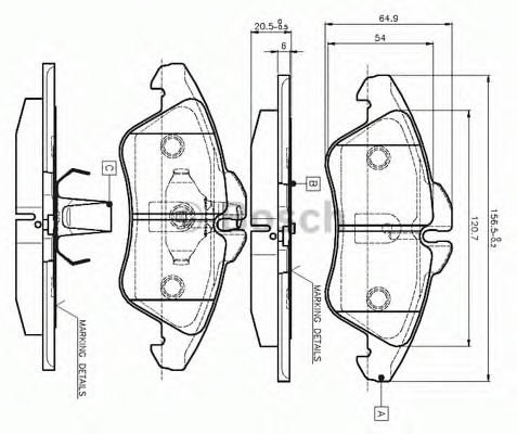 Placute frana