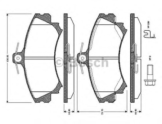 Placute frana