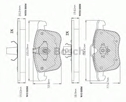 Placute frana