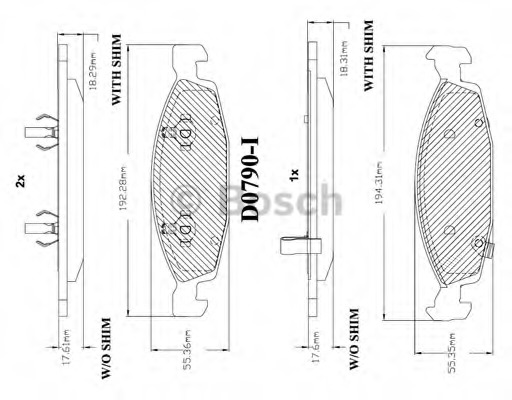 Placute frana