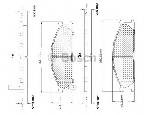 Placute frana