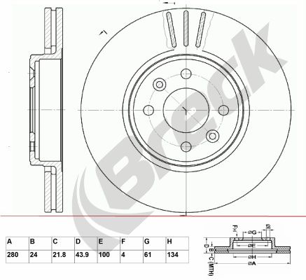 Disc frana