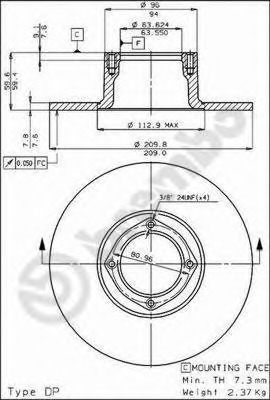 Disc frana