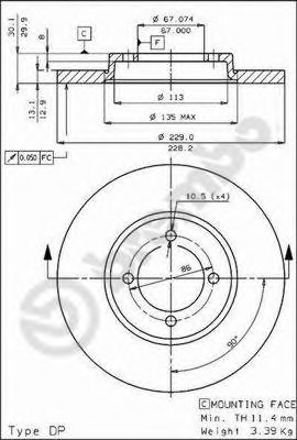 Disc frana