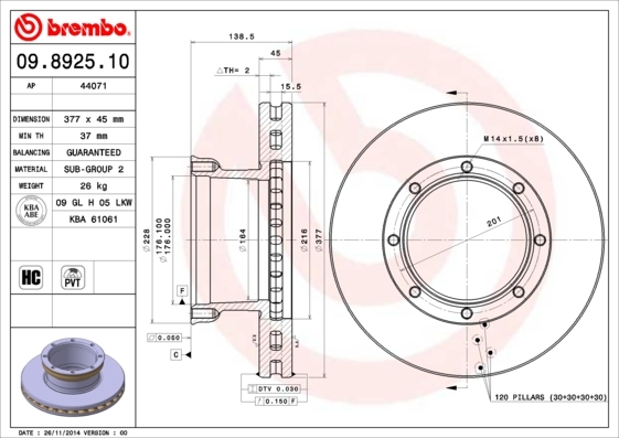 Disc frana