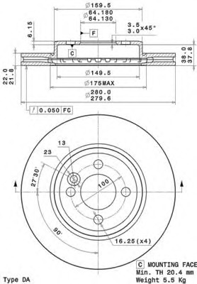 Disc frana