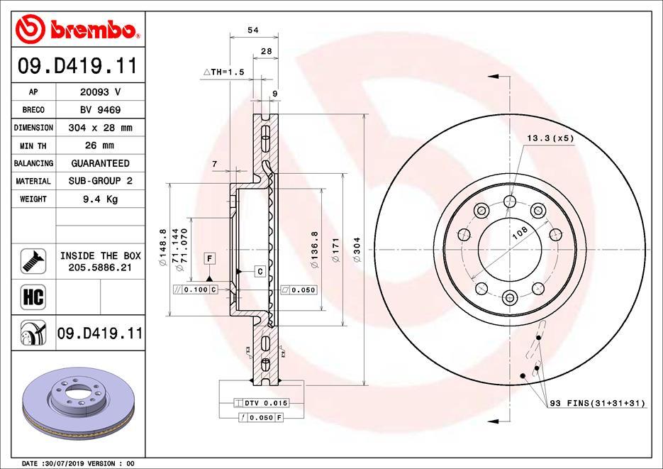 Disc frana