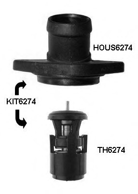 Termostat lichid racire