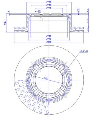 Disc frana