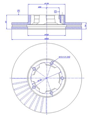 Disc frana