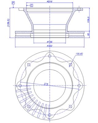 Disc frana