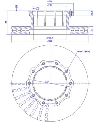 Disc frana