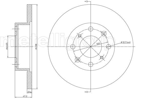 Disc frana