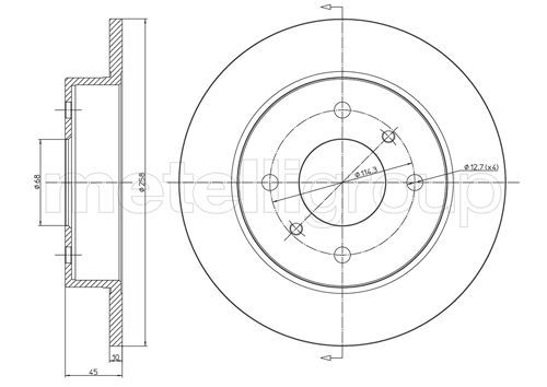 Disc frana