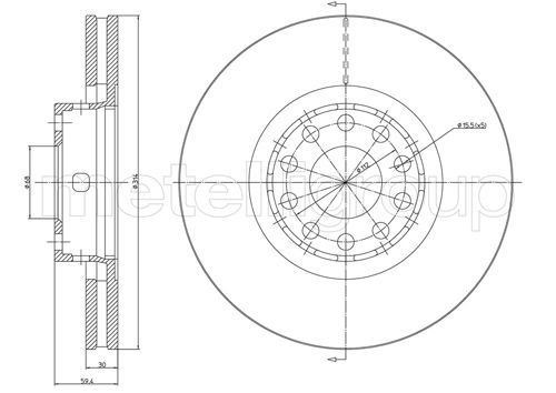 Disc frana