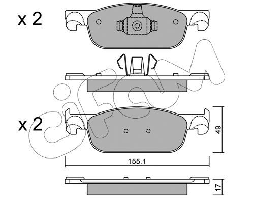 Placute frana