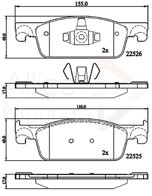 Placute frana