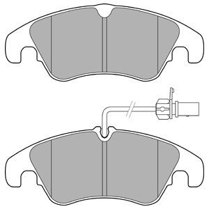 Placute frana fata