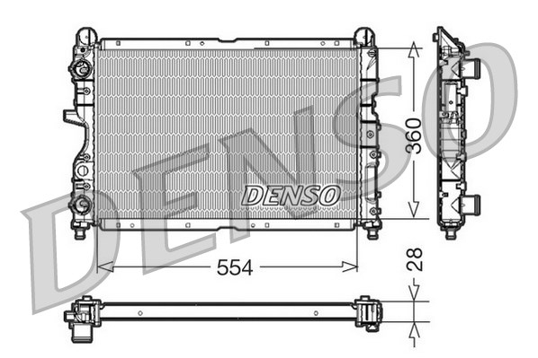 Radiator racire motor