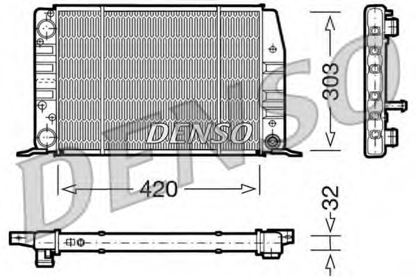 Radiator racire motor