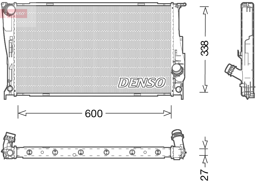 Radiator racire motor