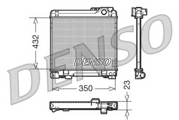 Radiator racire motor