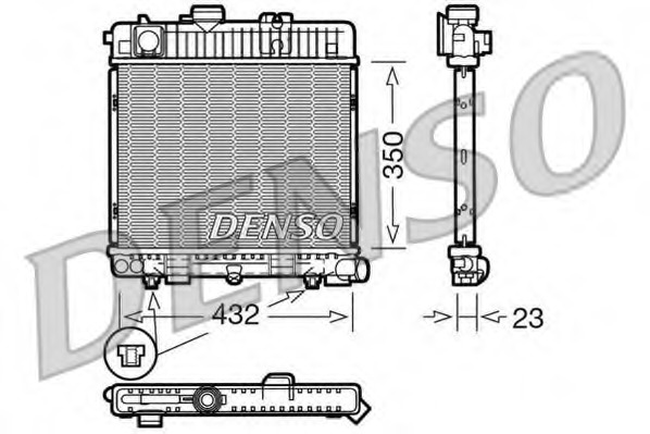 Radiator racire motor