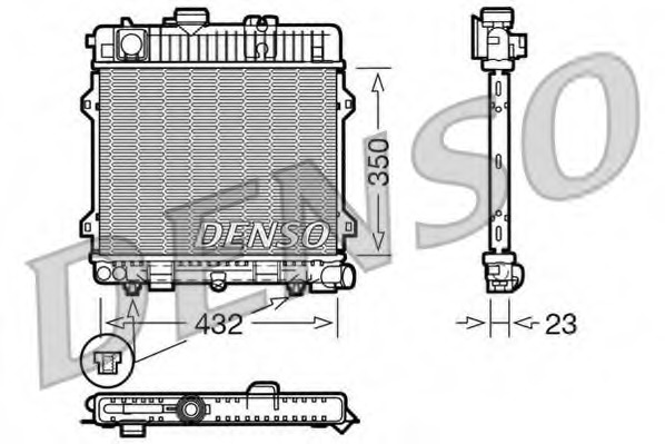 Radiator racire motor