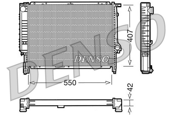 Radiator racire motor